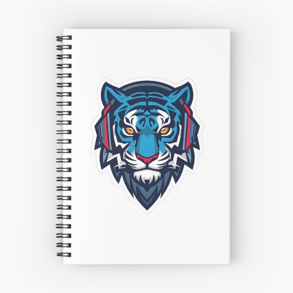 Item preview, Neon Blue Tiger Esports Mascot Logo designed and sold by Kavya Art.