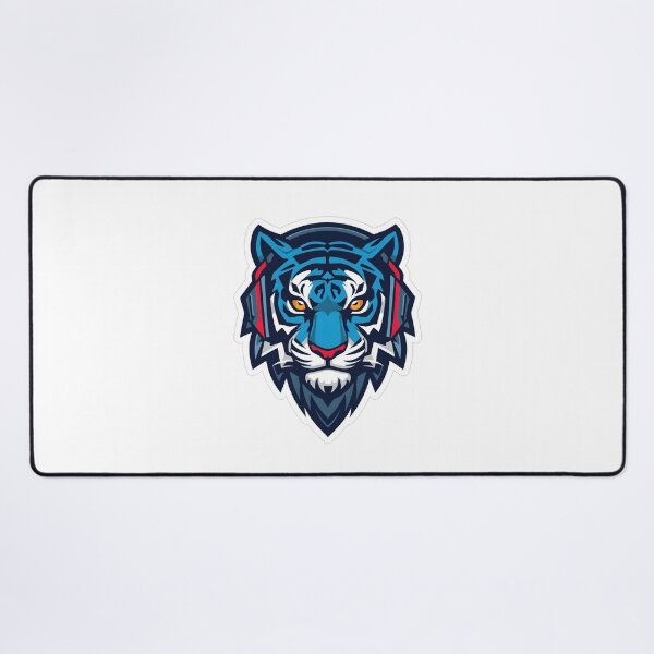 Item preview, Neon Blue Tiger Esports Mascot Logo designed and sold by Kavya Art.