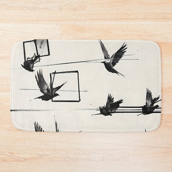 Item preview, Birds on Wire Film Frame Minimalist Art designed and sold by Cine8.