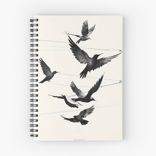 Item preview, Birds on Wire Film Frame Minimalist Art designed and sold by Cine8.