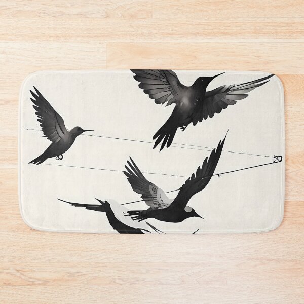 Item preview, Birds on Wire Film Frame Minimalist Art designed and sold by Cine8.