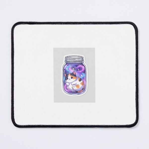 Item preview, Cosmic Calico Cat in a Mason Jar designed and sold by IshuAesthetic.