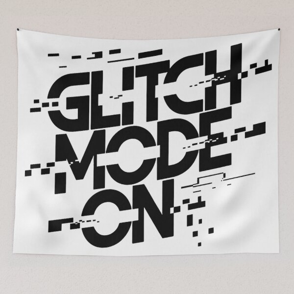 Item preview, Glitch Mode On – Retro Pixel Glitch Tee designed and sold by JSArtDesign.
