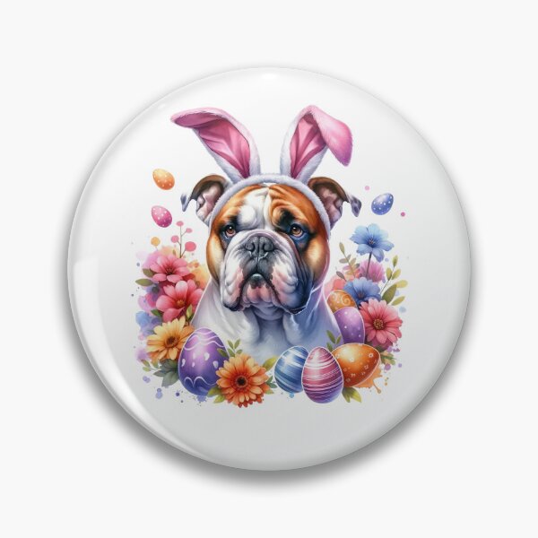 Item preview, Watercolor French Bulldog with Easter Bunny Ears Frenchie Dog Mom Dad Happy Easter Outfit designed and sold by FunnySunny T-Shirts.