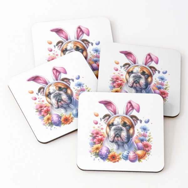 Item preview, Watercolor French Bulldog with Easter Bunny Ears Frenchie Dog Mom Dad Happy Easter Outfit designed and sold by FunnySunny T-Shirts.