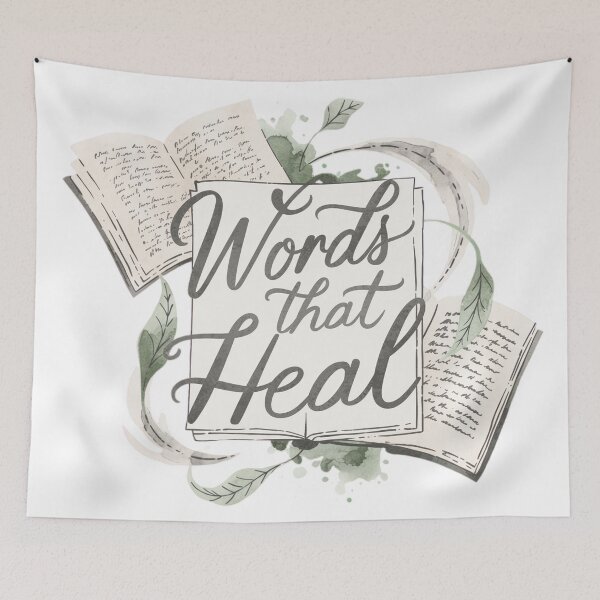Item preview, Words That Heal – Poetcore Writer Tee designed and sold by JSArtDesign.