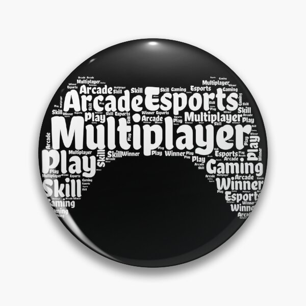 Item preview, Multiplayer Gaming Word Art Controller – Esports Typography designed and sold by dkza.
