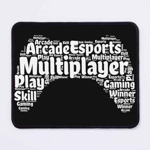 Item preview, Multiplayer Gaming Word Art Controller – Esports Typography designed and sold by dkza.