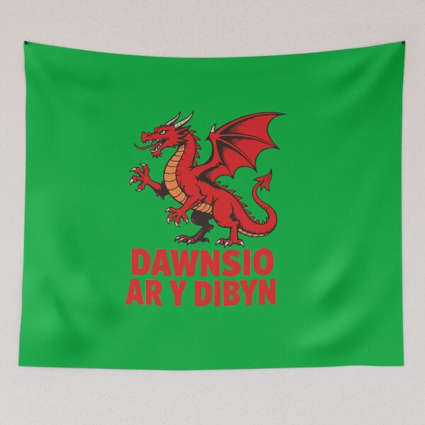 Item preview, Dancing On The Edge Rugby Red Dragon designed and sold by taiche.