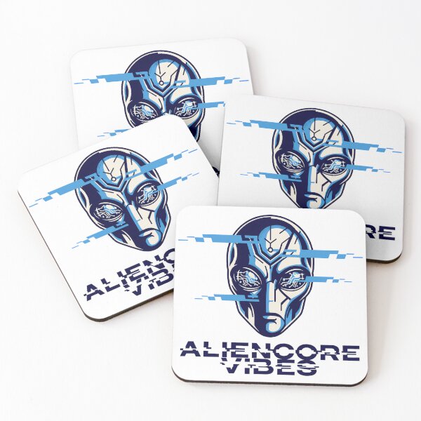 Item preview, Aliencore Vibes – Cosmic Robot Glitch Tee designed and sold by JSArtDesign.