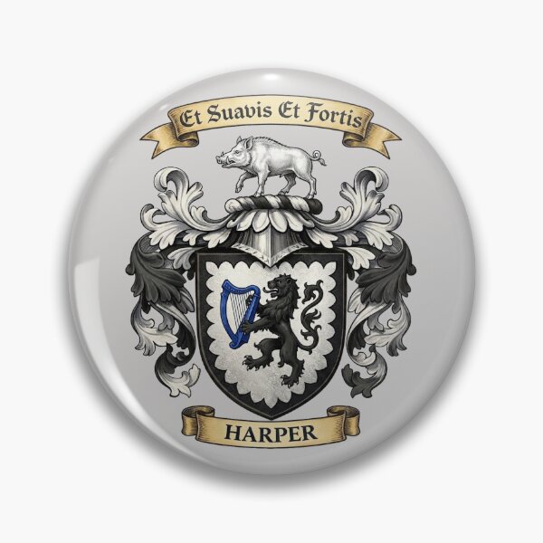 Item preview, The Harper Family Coat of Arms designed and sold by BagTown Clans.
