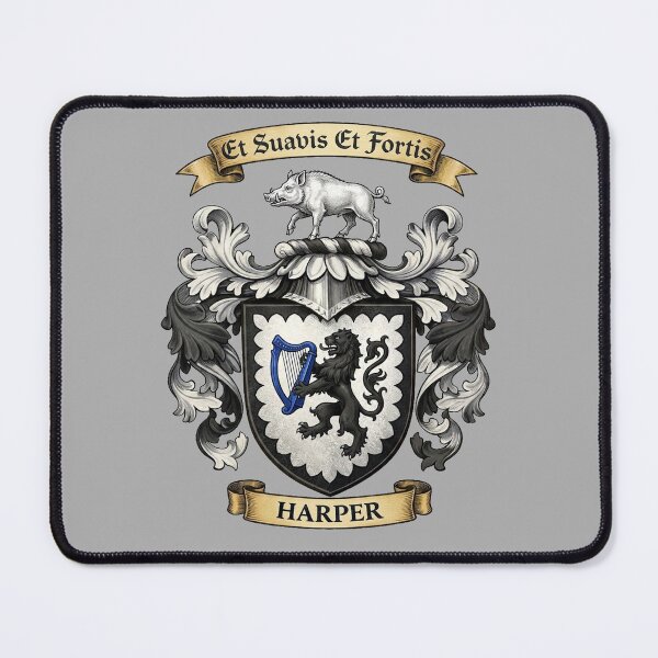 Item preview, The Harper Family Coat of Arms designed and sold by BagTown Clans.