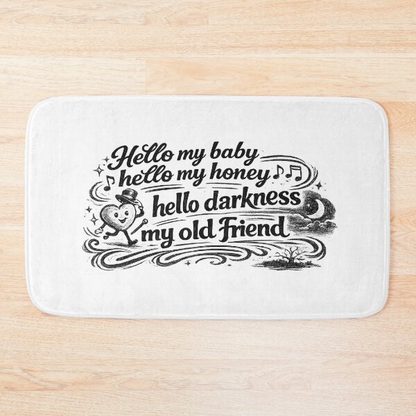Item preview, Hello Darkness My Old Friend designed and sold by ChickenFund.