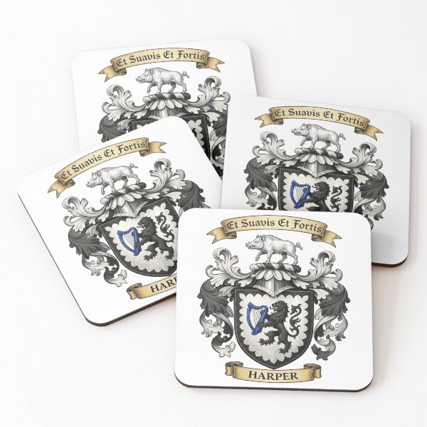 Item preview, The Harper Family Coat of Arms designed and sold by BagTown Clans.
