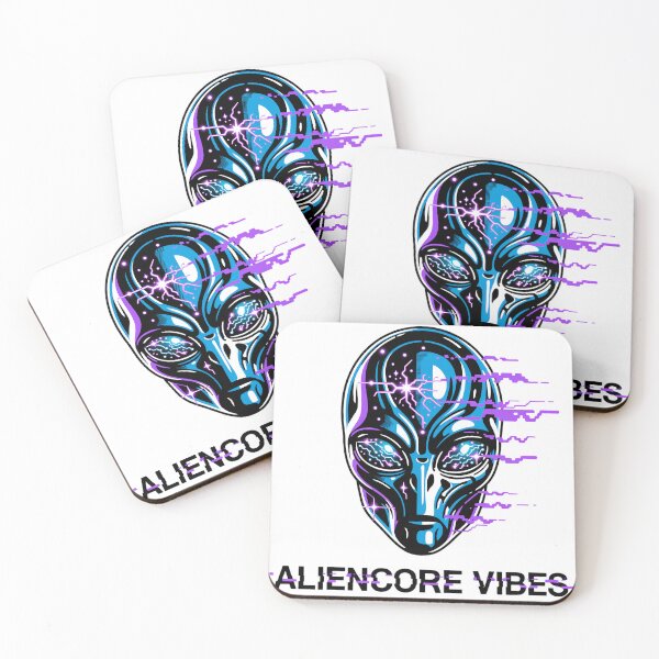 Item preview, Aliencore Vibes – Cosmic Robot Glitch Tee designed and sold by JSArtDesign.