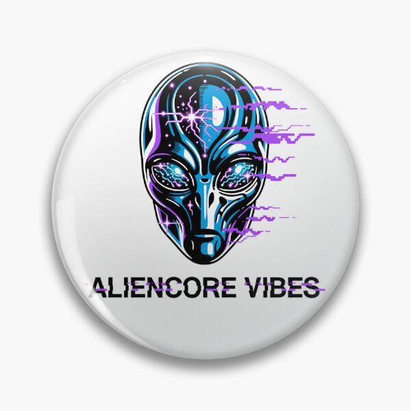 Item preview, Aliencore Vibes – Cosmic Robot Glitch Tee designed and sold by JSArtDesign.