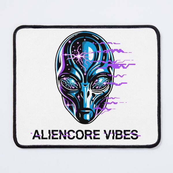 Item preview, Aliencore Vibes – Cosmic Robot Glitch Tee designed and sold by JSArtDesign.