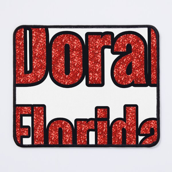 Item preview, Doral Florida City Name With Red Rhinestone designed and sold by TheIconSmith.