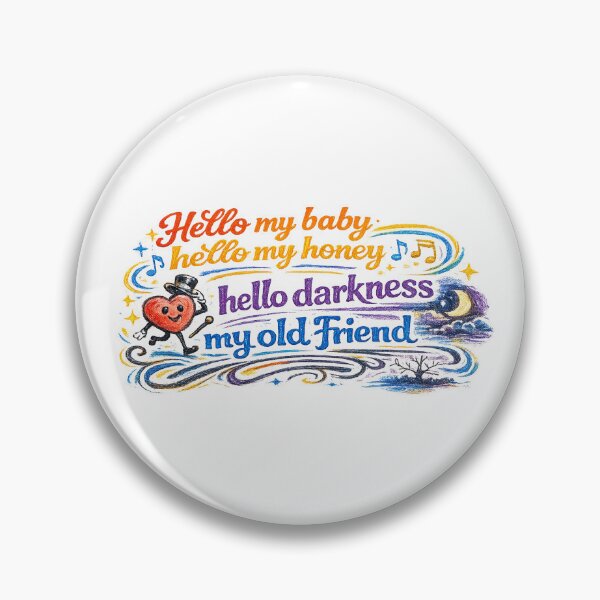 Item preview, Hello Darkness My Old Friend designed and sold by ChickenFund.