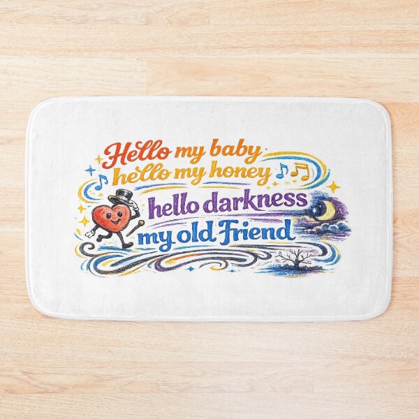 Item preview, Hello Darkness My Old Friend designed and sold by ChickenFund.