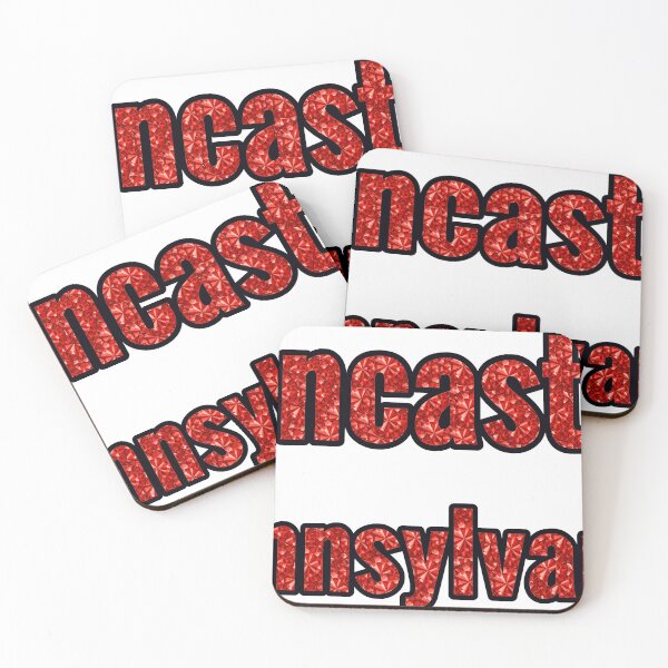 Item preview, Lancaster Pennsylvania City Name With Red Rhinestone designed and sold by TheIconSmith.