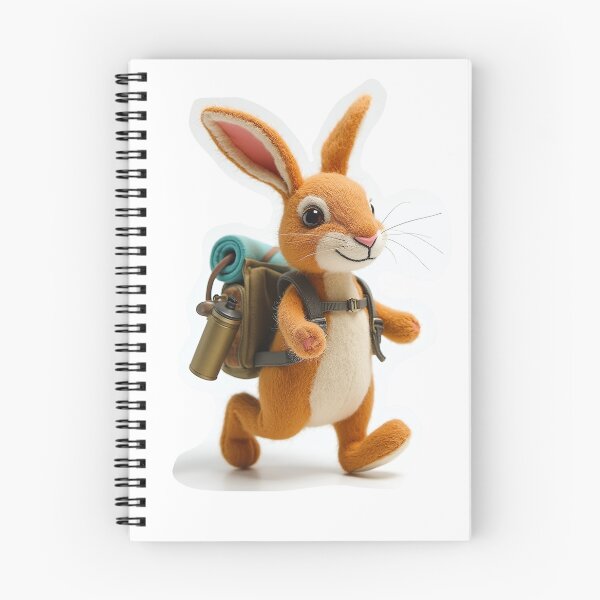 Item preview, Adventurous Bunny with Backpack designed and sold by Fikuall.