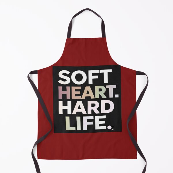Item preview, Soft Heart. Hard Life – Minimalist Quote Typography Design designed and sold by myforestfog.