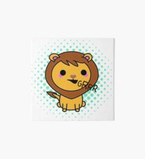 Aki the kawaii lion Art Board