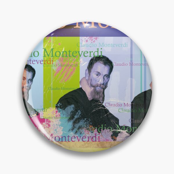 Artikelvorschau, Claudio Monteverdi Porträt Collage Klassische Musik Komponist entworfen und verkauft von Mauswohn.