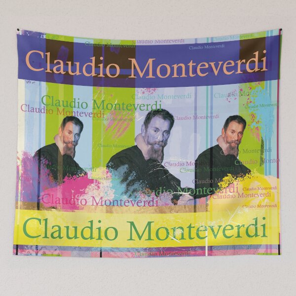 Item preview, Claudio Monteverdi Portrait Collage Classical Music Composer designed and sold by Mauswohn.