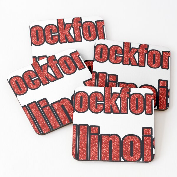 Item preview, Rockford Illinois City Name With Red Rhinestone designed and sold by TheIconSmith.