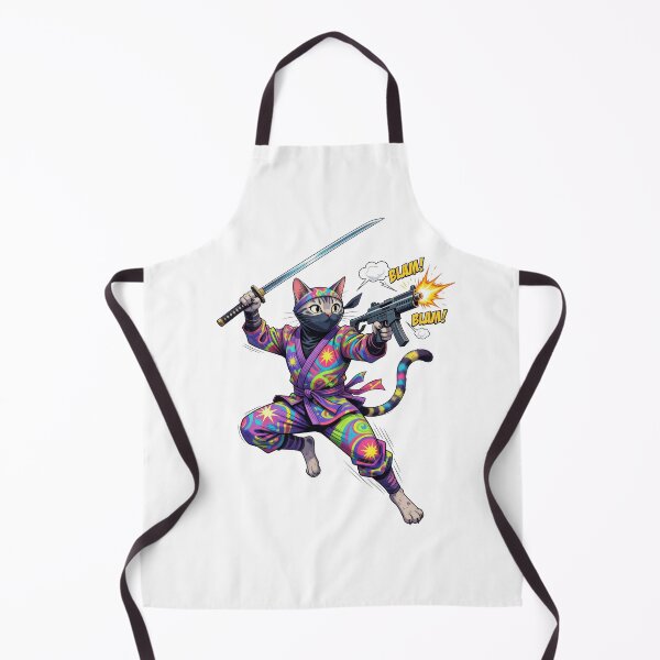 Item preview, Funky Ninja Cat Ambush designed and sold by creator-Ra.