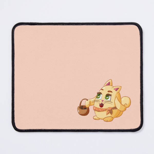 Item preview, Mushroom picking - Mimi the kitten designed and sold by GribouillStreet.