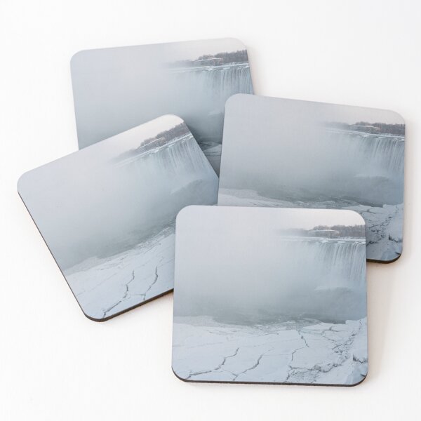 Item preview, Frozen Niagara Falls Milky Mist and Ice Fissures designed and sold by Georgia Mizuleva.