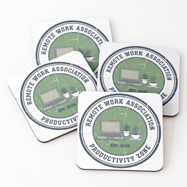 Item preview, Home Office Association Official Remote Work Badge designed and sold by The Modern Den.