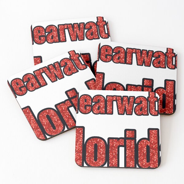 Item preview, Clearwater Florida City Name With Red Rhinestone designed and sold by TheIconSmith.