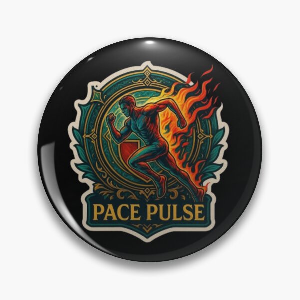 Item preview, Pace Pulse 3 – Runner Rhythm & Training Design | Speed, Stamina & Fitness Lifestyle Tee designed and sold by Typologystudios.
