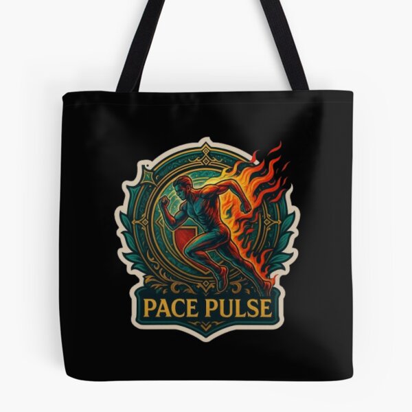 Item preview, Pace Pulse 3 – Runner Rhythm & Training Design | Speed, Stamina & Fitness Lifestyle Tee designed and sold by Typologystudios.