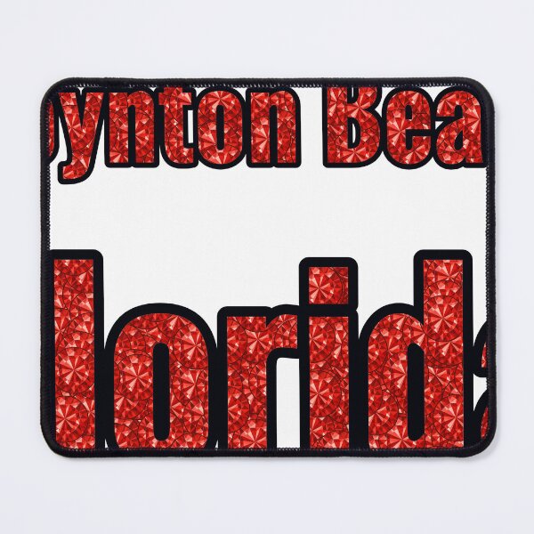 Item preview, Boynton Beach Florida City Name With Red Rhinestone designed and sold by TheIconSmith.