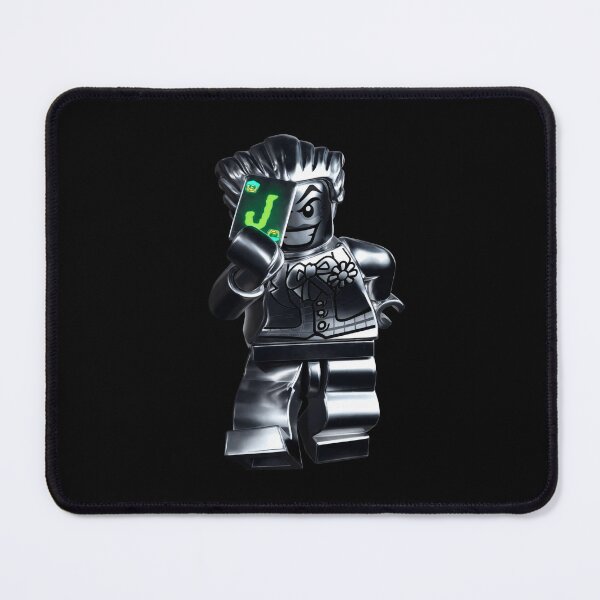 Item preview, Chrome Trickster Minifigure – Neon J Card – Liquid Mirror Metal Aesthetic designed and sold by CHROMA NOIR.