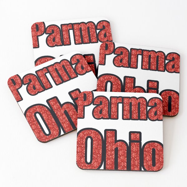 Item preview, Parma Ohio City Name With Red Rhinestone designed and sold by TheIconSmith.