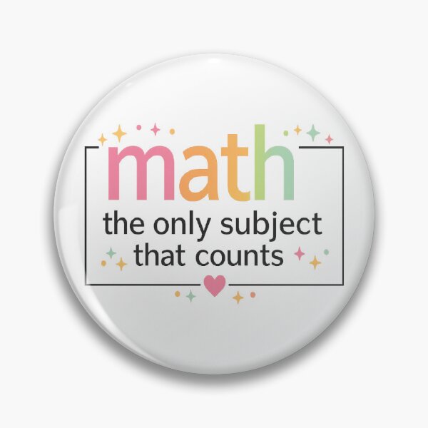 Item preview, math the only subject that counts,Math Teacher designed and sold by CloudyPress.