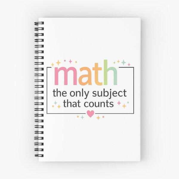 Item preview, math the only subject that counts,Math Teacher designed and sold by CloudyPress.