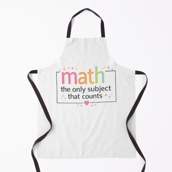 Item preview, math the only subject that counts,Math Teacher designed and sold by CloudyPress.