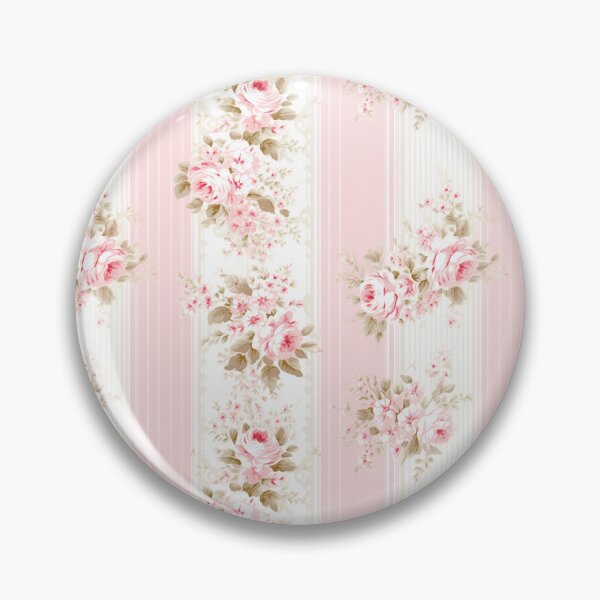 Item preview, Pink Floral Shabby Chic Stripped Coquette Pattern  designed and sold by LouieVanille.