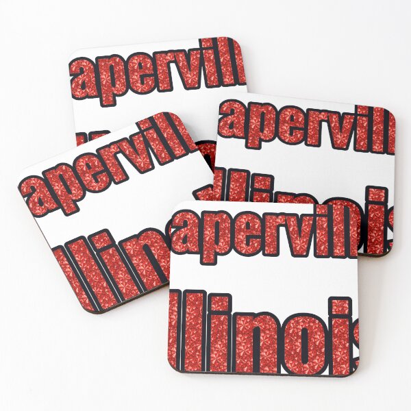 Item preview, Naperville Illinois City Name With Red Rhinestone designed and sold by TheIconSmith.