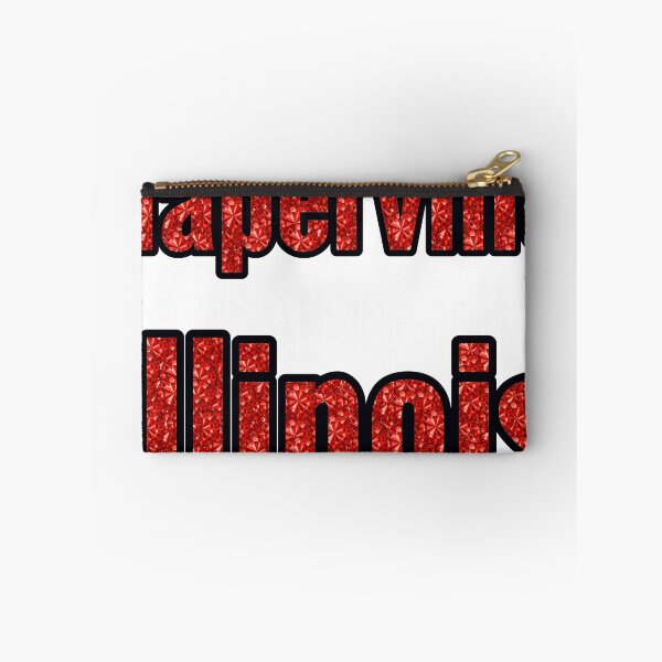 Item preview, Naperville Illinois City Name With Red Rhinestone designed and sold by TheIconSmith.