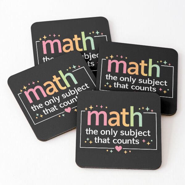 Item preview, math the only subject that counts,Math Teacher designed and sold by CloudyPress.