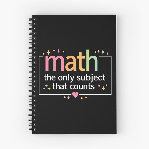 Item preview, math the only subject that counts,Math Teacher designed and sold by CloudyPress.
