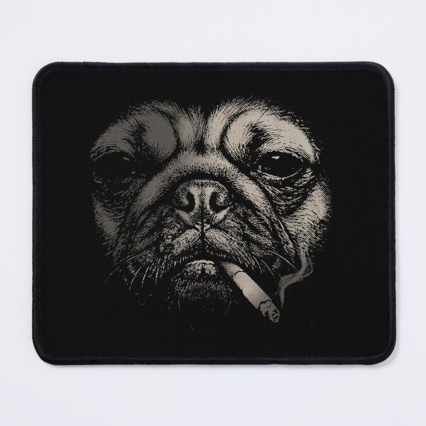 Item preview, Smoking Chihuahua Shirt Vintage Y2K Grunge Dog Face Meme Unhinged Dog Dad designed and sold by LessIsLoud.
